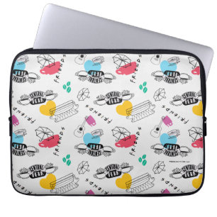 Funda Para Portátil AMIGOS™   Patrón de iconos