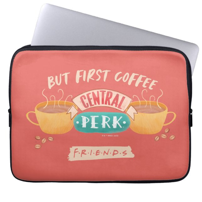 Funda Para Portátil AMIGOS™ | Pero el primer café - Central Perk (Frente)