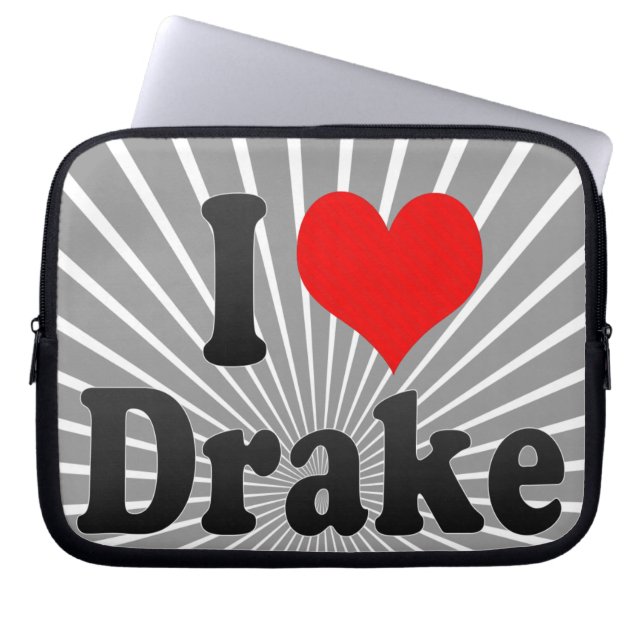 Funda Para Portátil Amo a Drake (Frente)