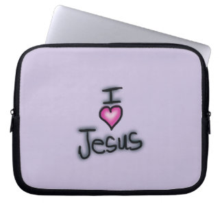 Funda Para Portátil Amo a Jesús Cita Cristiana 