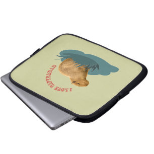 Funda Para Portátil Amo a los Carpinchos Amante de Carpincho Adorable