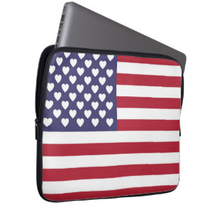 FUNDA PARA PORTÁTIL AMO A LOS ESTADOS UNIDOS DE AMÉRICA