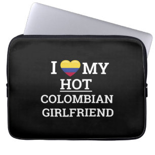 Funda Para Portátil Amo a mi novia colombiana caliente Funny Colombia