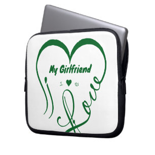 Funda Para Portátil Amo a mi novia - I ♥ Us