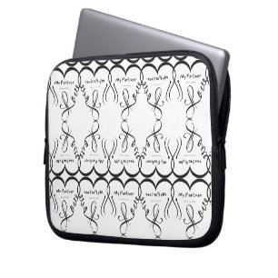 Funda Para Portátil Amo a mi pareja ・ Usted es mi hogar