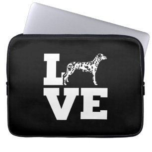 Funda Para Portátil Amo A Mi Perro Dalmatiano