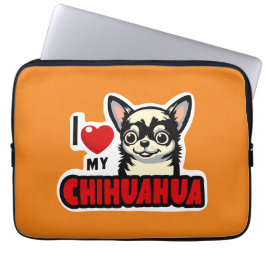 Funda Para Portátil Amo mi Chihuahua