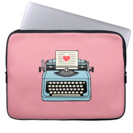 Funda Para Portátil Amo mi máquina de escribir