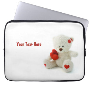 Funda Para Portátil Amo Teddy Valentine personalizado manga para portá