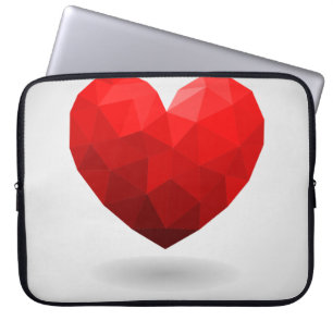 Funda Para Portátil Amor corazón bajo polinismo valentina