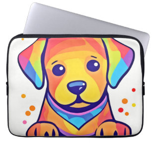 Funda Para Portátil Amor de Cachorro Arcoíris