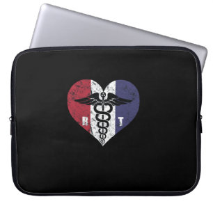 Funda Para Portátil Amor de la bandera americana de la tecnología de