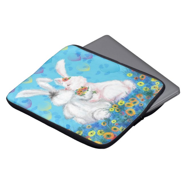 Funda Para Portátil Amor dulce - Beso - abrazo (Superior anverso)