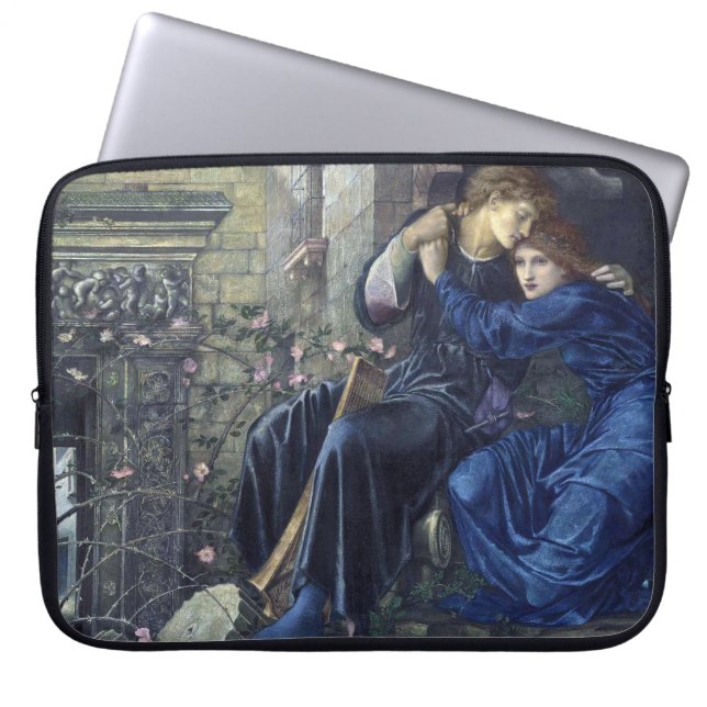 Funda Para Portátil Amor entre las ruinas (de Edward Burne-Jones) (Frente)