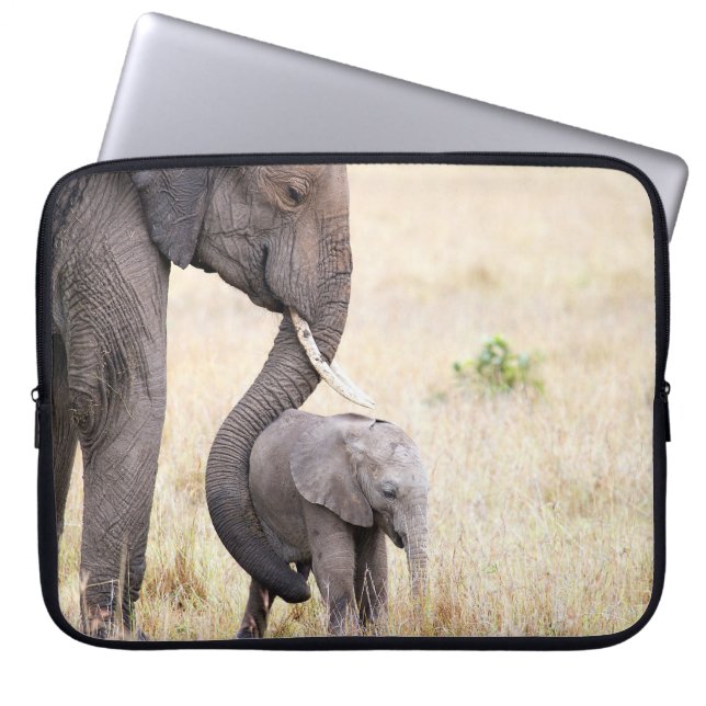 Funda Para Portátil Amor maternal (Frente)