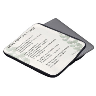 Funda Para Portátil Amor, poder, fuerza poesía