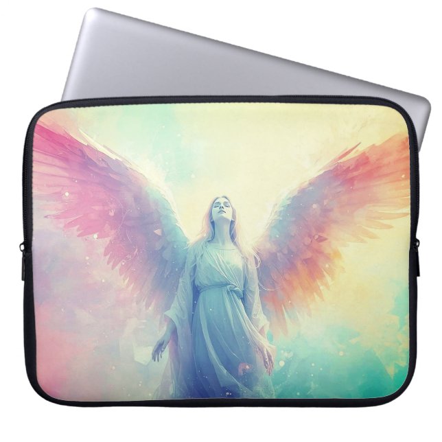 Funda Para Portátil An Angel on a 15" Electronics Bag (Frente)