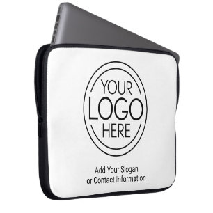 Funda Para Portátil Añadir el logotipo corporativo moderno Minimalista