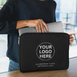 Funda Para Portátil Añadir su logotipo y texto aquí l promoción en bla<br><div class="desc">Esta elegante manga combina un diseño moderno en blanco y negro con el logotipo y el texto de su personalizado,  ofreciendo protección y un aspecto profesional para su portátil. Ideal para regalos corporativos,  ferias o eventos promocionales,  asegura que su marca se exhiba mientras mantiene los equipos seguros y seguros.</div>