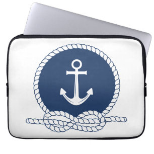 Funda Para Portátil Ancla y cuerda elegantes