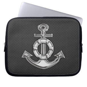 Funda Para Portátil Anclaje de salvavidas en decoración de fibra de ca