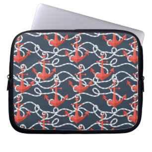 Funda Para Portátil Anclas y modelo náuticos de la cuerda