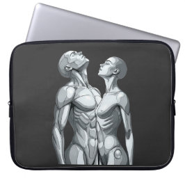Funda Para Portátil Android Union: Couple Futuristic Laptop Sleeve