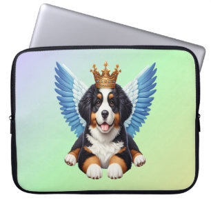 Funda Para Portátil Angel Bernese Mountain Dog Aovers Berner Puppy