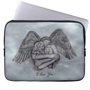 Funda Para Portátil Angel Eros en el amor, te amo