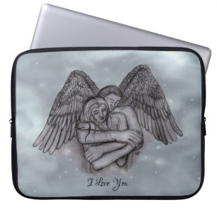 Funda Para Portátil Angel Eros en el amor, te amo
