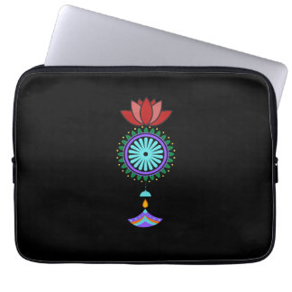 Funda Para Portátil Anhänger spirituell mit Lotusblüte