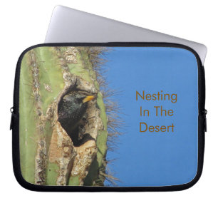 Funda Para Portátil Anidación de Aves del Desierto del Sudoeste