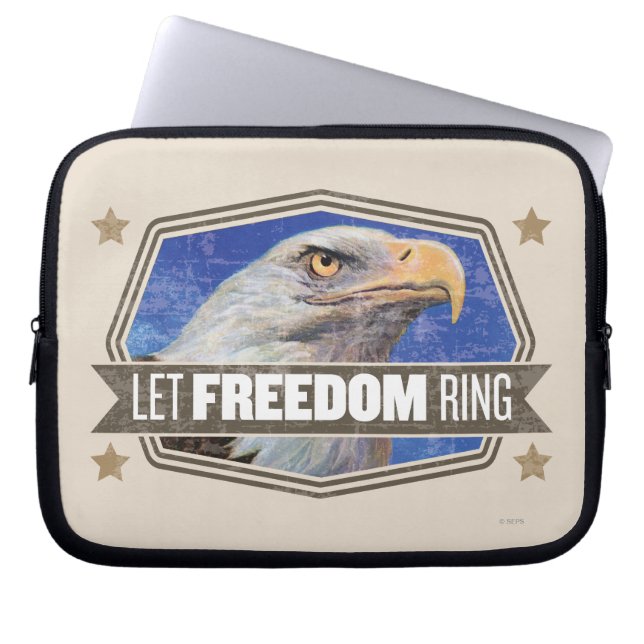 Funda Para Portátil Anillo de la libertad Eagle-Let (Frente)