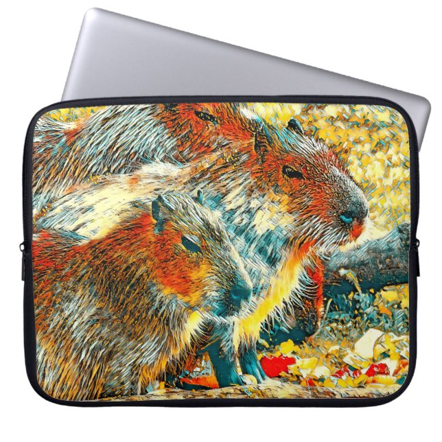 Funda Para Portátil AnimalArt_Capybara_005 (Frente)