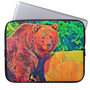 Funda Para Portátil AnimalColor_Bear_001