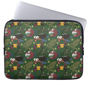 Funda Para Portátil Animales acuáticos patrón   vida submarina del océ
