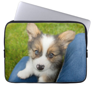 Funda Para Portátil Animales de bebé más afectados   Baby Corgi en mi 