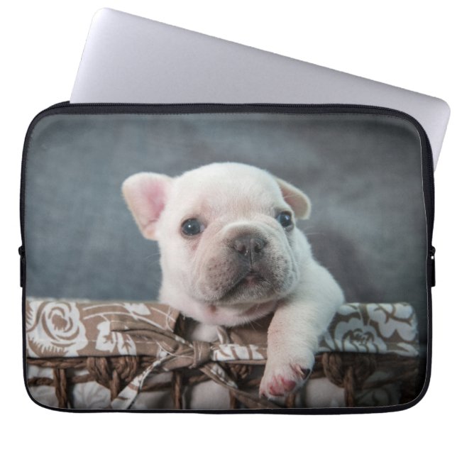 Funda Para Portátil Animales de bebé más afectados | Bulldog francés (Frente)