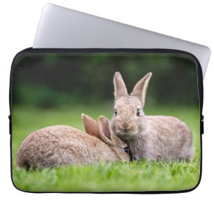 Funda Para Portátil Animales de bebé más afectados   Conejos de conejo