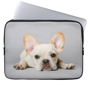 Funda Para Portátil Animales de bebé más afectados   El Bulldog francé