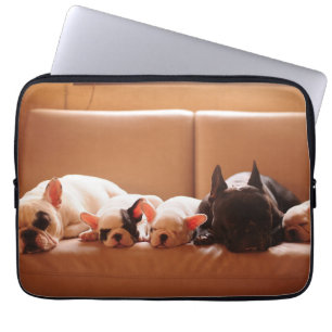 Funda Para Portátil Animales de bebé más afectados   Familia francesa