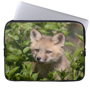Funda Para Portátil Animales de bebé más afectados   Fox Kit