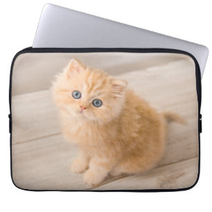 Funda Para Portátil Animales de bebé más afectados Gatito Longhair B