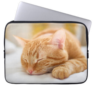 Funda Para Portátil Animales de bebé más afectados   Gato de jengibre 