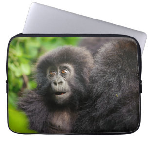 Funda Para Portátil Animales de bebé más afectados Gorila de montaña