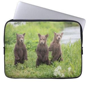 Funda Para Portátil Animales de bebé más afectados Kamchatka Brown B