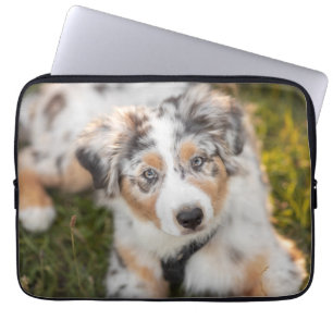 Funda Para Portátil Animales de bebé más afectados Pastor Australian