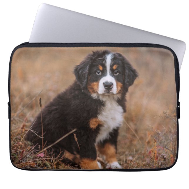 Funda Para Portátil Animales de bebé más afectados | Perro de montaña  (Frente)