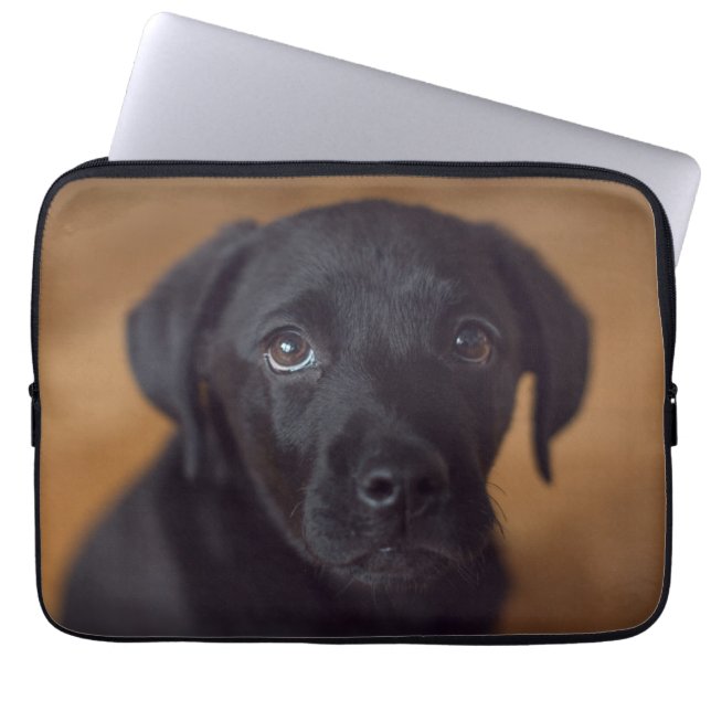 Funda Para Portátil Animales de bebé más afectados | Puppy de Labrador (Frente)