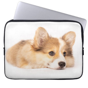 Funda Para Portátil Animales de bebé más afectados   Retrato de cachor